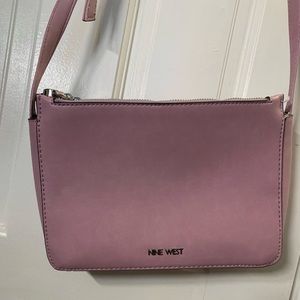 Mauve Nine West purse.